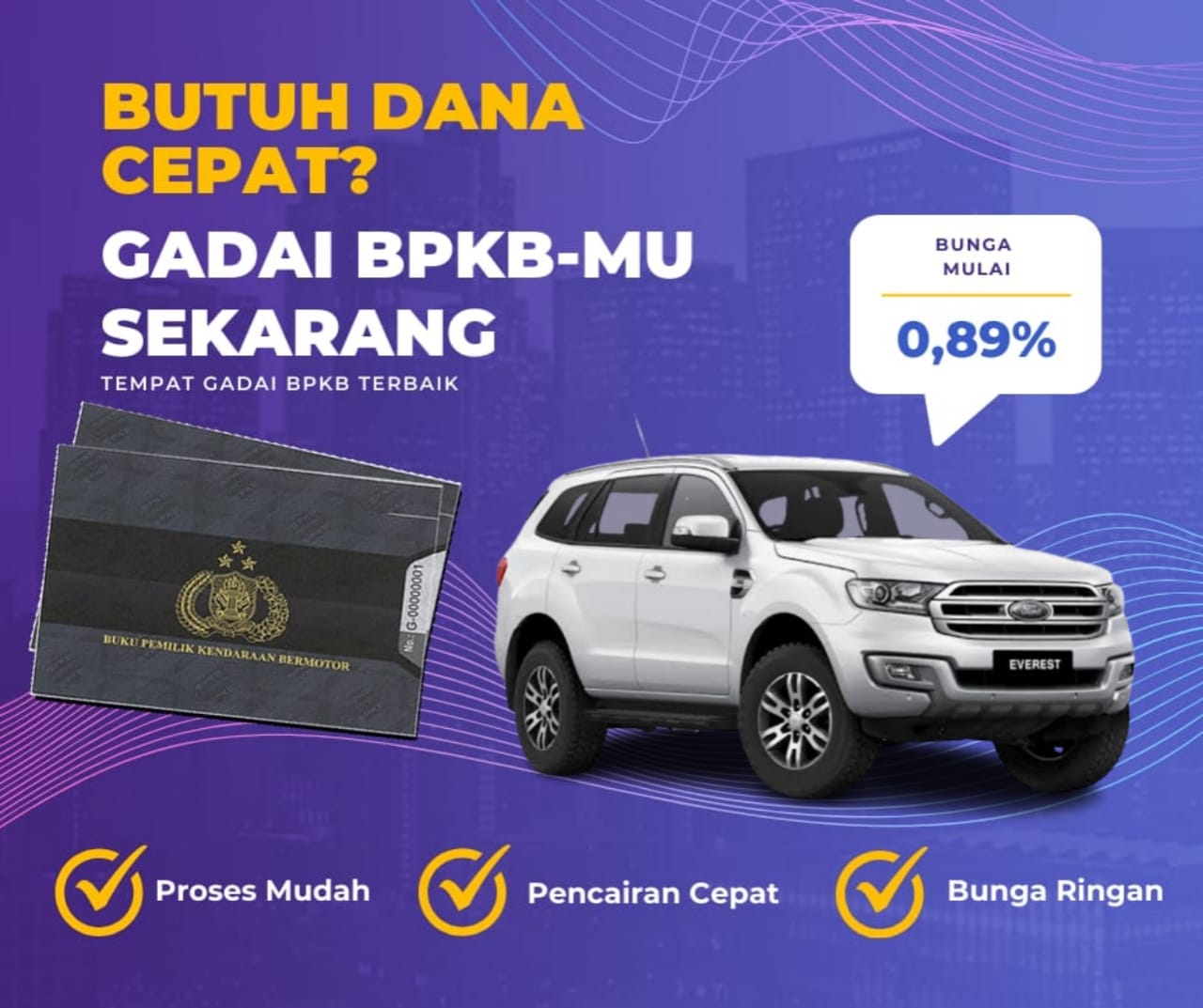 Pinjaman Dana Jaminan Bpkb Mobil Ford Everest Dapat Pinjaman Berapa? Seperti Ini Simulasinya